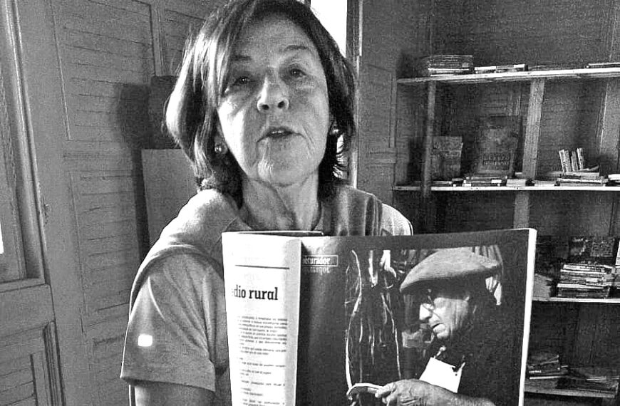 La encantadora biblioteca rural en una escuela de tablas